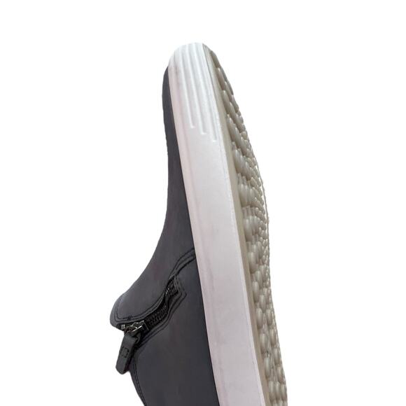 ECCO Women's Soft Nubuck Low Zip Sneaker Booties US Sz 8.5 Gray NWOB - Picture 12 of 13